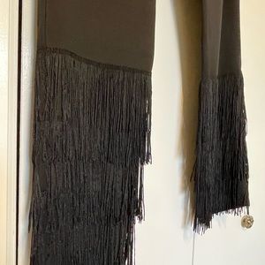 Plus Fringe Pants / Leggings, 1X | K Jordan | Black | Hot, Fun, Flirty, Sexy